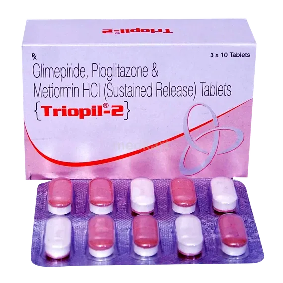 triopil 2mg tablet 10's